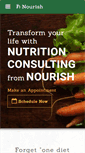 Mobile Screenshot of nourishfamily.com